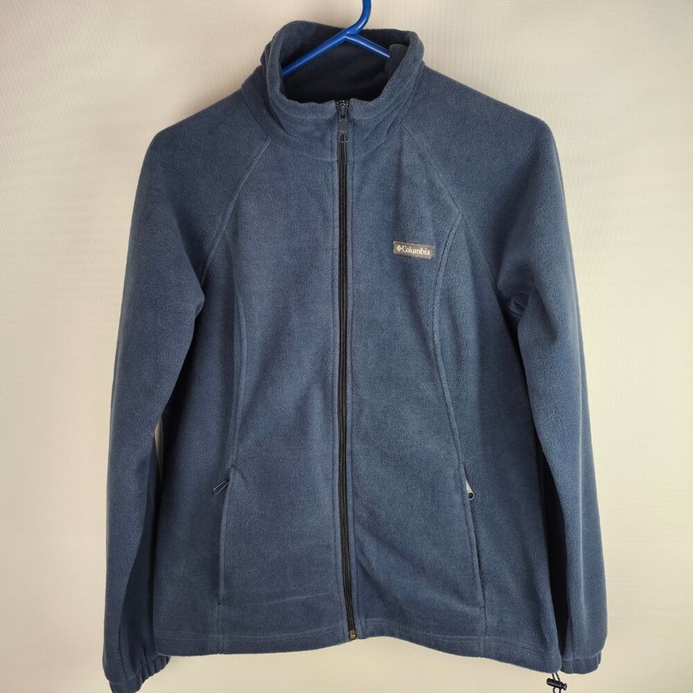 Columbia Fleece Jacket Women's Size L Blue